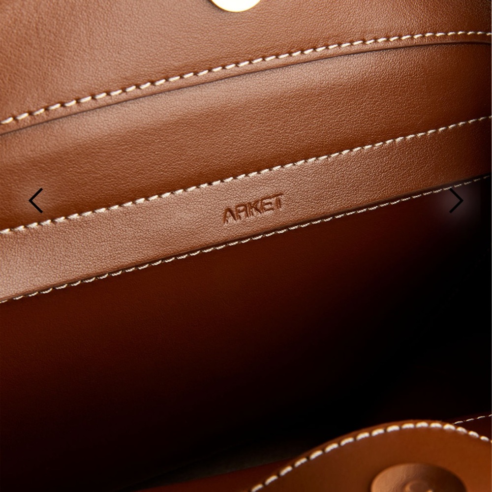 Arket Genuine Leather Bucket Bag - Picture 3 of 10